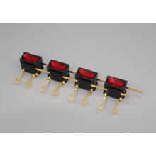 4H Neon Double-Pole Multi-gang integral switch